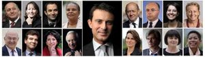 Trombinoscope du gouvernement (source Journal le Monde)