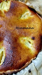 Tarte aux poires et aux amandes