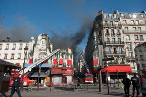 2011. Incendie de l'elysée-Montmartre.