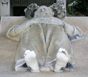 Tombe de Marie Duplessis - Alphonsine du Plessis - La Dame aux Camélias..... Cimetière Montmartre.