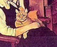 Suzanne Valadon et les chats rue Cortot. Raminou.