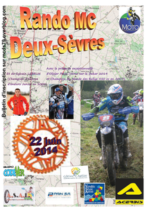 Rando moto du MC Deux Sèvres (79) le 22 juin 2014