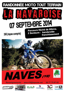 Rando moto "La Navaroise " à Naves (19) le 7 septembre 2014