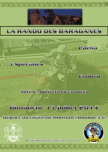 Rando moto du Mc Baraganes (33) le 13 juillet 2014