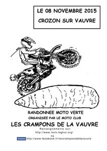 Rando moto des Crampons de la Vauvre (36) le 8 novembre 2015