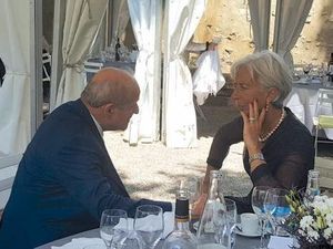 16es rencontres économiques d’Aix-En-Provence Tête-à-tête Issad Rebrab-Christine Lagarde