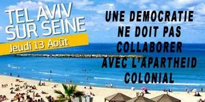 Pétition : Annulation de l’opération « Tel Aviv sur Seine »