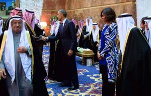 Michelle Obama cheveux découverts en Arabie Saoudite