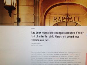 Thierry Vallat interrogé par Vice News du 31 août 2015 sur les notions de chantage et d'extorsion dans l'affaire Eric Laurent/Roi du Maroc
