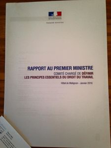 Remise du rapport du Comité Badinter le 25 janvier 2016