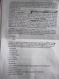 Les interdictions de séjour des décrets du 14 novembre 2015: c'est maintenant