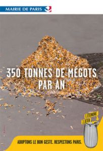 Incivilités environnementales à Paris: la brigade DPSP va pouvoir verbaliser à compter du 12 septembre 2016