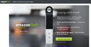 Dash. Et si Amazon Fresh avait inventé la zapette à commissions ? Encore une inno qui bouscule les idées reçues.