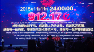 Alibaba les derniers chiffres officiels 710 000 000 de transactions par Alipay.