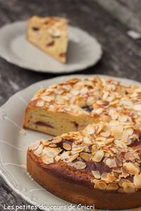 Gâteau au fromage blanc et aux quetsches
