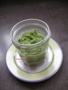 Pesto de fanes de radis