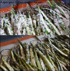 Asperges rôtes au four