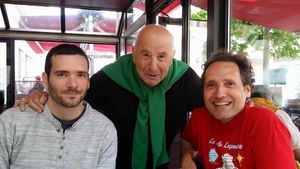 Phil Becker, Claude Massé,François Darnaudet à la "La Source"