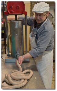 Fabrication du boudin blanc