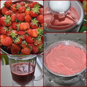 Ma glace aux fraises !!!!