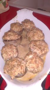 champignons farcis