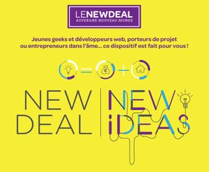 Les 7 lauréats du NEW DEAL NEW IDEAS de l'Auvergne
