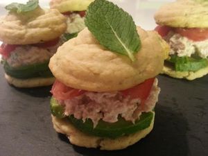 Whoopies Avocat Thon Tomates