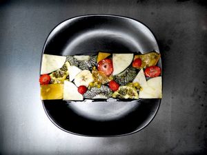Recette n°1 de Thibaut VL: Toile de Fruits, Vernis d'Epices