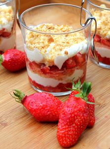 Tiramisu Gariguettes et Palets Bretons