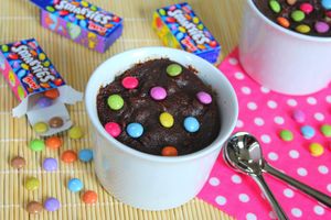 Brownie aux Smarties Façon Mug Cake