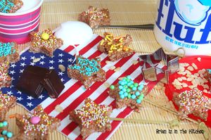 Etoiles Croustillantes Chocolat & Marshmallow (Crunchy Stars) - My American Market