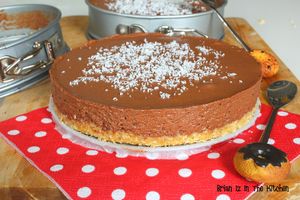 Cheesecake Sans Cuisson Chocolat et Coco