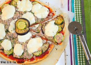 Pizza Légumes du Soleil, Thon & Mozzarella