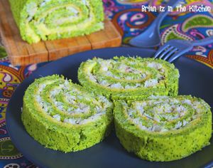 Gâteau Roulé aux Brocolis et Cabillaud