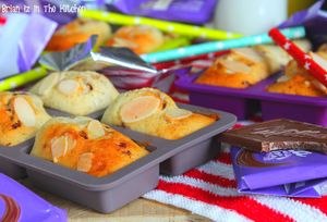 Financiers aux Amandes & Chocolat Milka