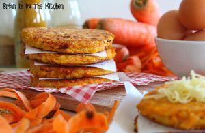 Galettes de Carotte au Comté et Epices