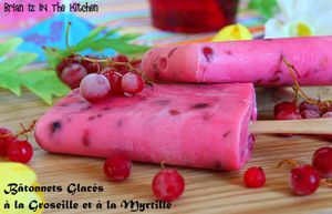 Bâtonnets Glacés Groseille & Myrtille