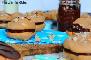 Whoopies Chocolat et Noisette