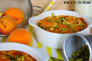 Clafoutis aux Abricots & Pistache
