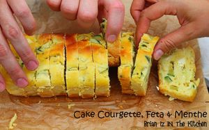 Cake Courgette, Feta & Menthe