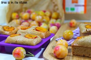 Financiers aux Mirabelles & à la Farine de Châtaigne