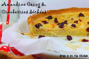 Tarte Amandine Coing & Cranberries Séchées