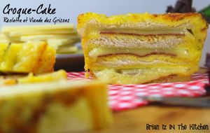 Croque-Cake Fromage à Raclette & Viande des Grisons