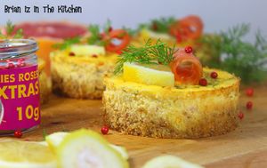 Cheesecake Saumon, Agrumes & Aneth