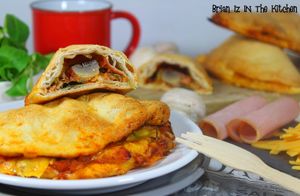 Mini-Calzone Champignons, Bacon & Cheddar