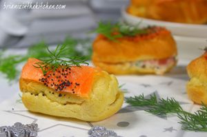 Mini-Eclairs au Saumon