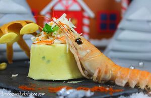 Mousse de Gingembre et Duo de Crustacés