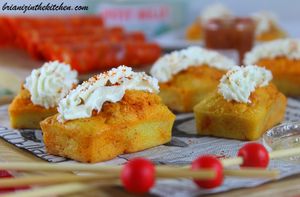 Financiers au Chorizo & Fromage de Chèvre