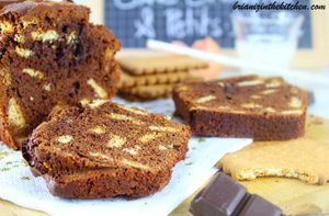 Cake au Chocolat Noir & Petits-Beurre