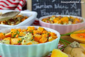 Gratin de Butternut, Jambon Blanc & Fourme d'Ambert